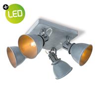 Home sweet home LED opbouwspot (4 lampen)