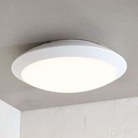 Lampenwelt.com LED-Außendeckenlampe Naira o. Sensor, weiß