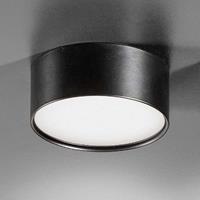 Ailati Eenvoudige LED plafondlamp Mine, zwart 14 cm