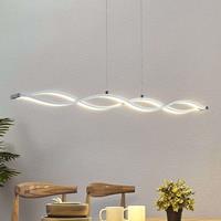Lampenwelt.com LED balkhanglamp Roan, golfvormig