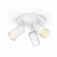 Philips Bluetooth Fugato Aufbaustrahler - Weiß und Farblicht - 3-Licht - Weiß