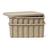 fermliving Ferm Living - Paper Pulp Box Set of 2 Large- Brown (100313315)
