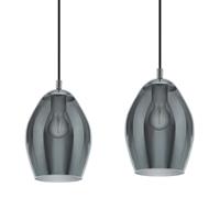 EGLO Stars Of Light H&auml;ngelampe Estanys, schwarz, 4-fl. lang