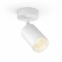 Philips Bluetooth Fugato Aufbaustrahler - Weiß und Farblicht - 1 Licht - Weiß