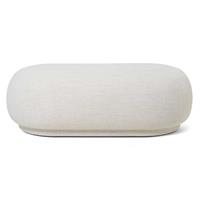 Ferm Living Rico Ottoman - Bouclé - Offwhite