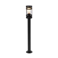 Qazqa Moderne Buitenlamp Zwart 80 Cm Ip44 - Gleam