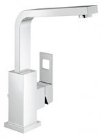 GROHE EH-Waschtischbatt. Eurocube 23135hoher Auslauf m. Zugst.-Ablaufgrt. chrom