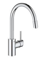 GROHE EH-SPT-Batterie Concetto 31212ND h.Ausl.Zero azb. L-brause chrom