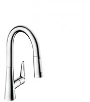 hansgrohe Talis S M51 Einhebel-Küchenmischer 160, Ausziehbrause, 2jet, Farbe: Chrom - 72815000