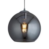 Searchlight Hanglamp Balls, glasbol gerookt, Ø 30cm