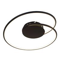 LINDBY Joline LED plafondlamp, zwart, 45 cm
