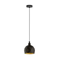 EGLO hanglamp Roccaforte - zwart/goud