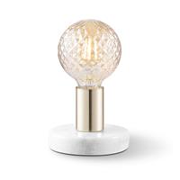 Home sweet home tafellamp Sten Marble - marmer/goud