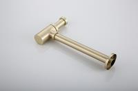 saniclear Brass sifon geborsteld messing / mat goud