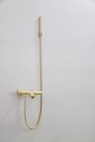 saniclear Brass thermostatische opbouw badkraan geborsteld messing / goud