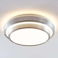 LINDBY Naima LED plafondlamp, rond, 41 cm