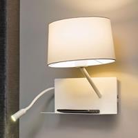 FARO BARCELONA Praktische Wandleuchte Handy mit LED-Lesearm