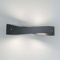 Lucande Lian LED-Wandleuchte, schwarz, alu