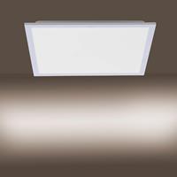 LeuchtenDirekt 1475521 FLAT LED-plafondlamp Zilver