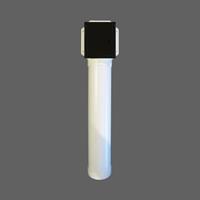 etsero Roll-up closetrollen dispenser 13.7x77x13.5cm v. maximaal 6 rollen zwart
