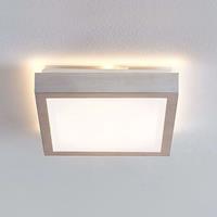 Lindby Margit LED-Alu-Deckenlampe, eckig, 27 cm