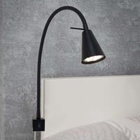 Briloner LED wandlamp 2080 voor montage aan het bed, zwart