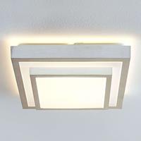 LINDBY Mirco LED plafondlamp, hoekig, 37,5 cm