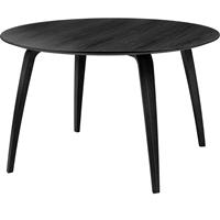 Gubi Round Eettafel Zwart Essenhout