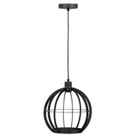 Leen Bakker Hanglamp Xander - zwart - 150x30 cm