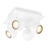 Home sweet home LED opbouwspot Bollo 4 lichts â†” 22 cm - wit
