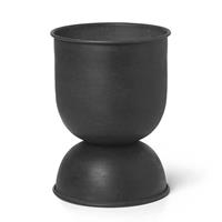 Ferm Living Hourglass Pot - Black/Dark Grey - Extra Small