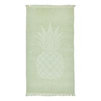 done. Hamam-baddoeken Pineapple absorberende badstof-binnenkant, ideaal als sauna- of strandlaken (1 stuk)