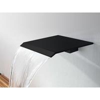 Best Design Dule waterval uitloop voor badkraan mat zwart
