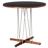 Carl Hansen E020 Embrace Tafel Walnoot / Zwart / Ø79.5