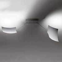 Ingo Maurer 2x18x18 LED plafondlamp, 2-lamps