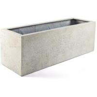 lucalifestyle Grigio plantenbak Box XXL antiek wit betonlook