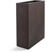 lucalifestyle Grigio plantenbak High Box S roestig metaal betonlook