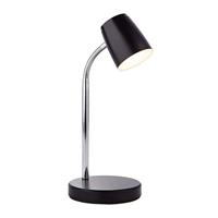 Lindby Jegor LED tafellamp in zwart