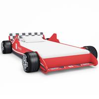 VidaXL Kinderbed raceauto 90x200 cm rood
