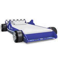 VidaXL Kinderbed raceauto 90x200 cm blauw