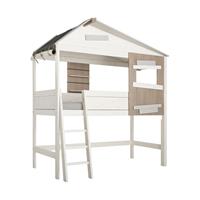 LIFETIME Kidsrooms The Hideout Halfhoog Hutbed Luxe Whitewash