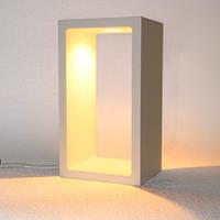 Artdelight Tafellamp Corrridor H 18 cm B 10 cm wit