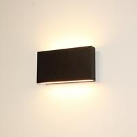Artdelight Wandlamp Box L 17 cm H 9 cm zwart