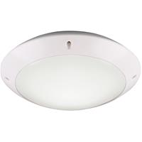 BES LED LED Plafondlamp - Trion Camiro - Opbouw Rond - Waterdicht IP54 - E27 Fitting - Mat Wit - Kunststof
