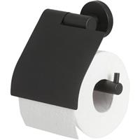 Tiger Boston Toilettenpapierhalter mit Deckel, schwarz