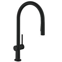 Hansgrohe Spültischmischer 210 Talis M54 Ausziehbrause 2jet mattschwarz, 72800670