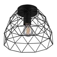 realityleuchten Deckenlampe, Käfig Design, schwarz, D 27 cm, HAVAL - REALITY LEUCHTEN