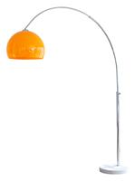 SalesFever Bogen-Lampe, ca. H208 cm orange