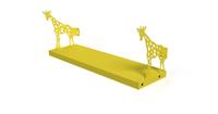 Kids Giraffe - Boekenplank kinderkamer - Geel