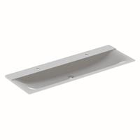 Geberit Xeno2 wastafel 140cm 2 kraangaten zonder overloop wit 500.277.00.1